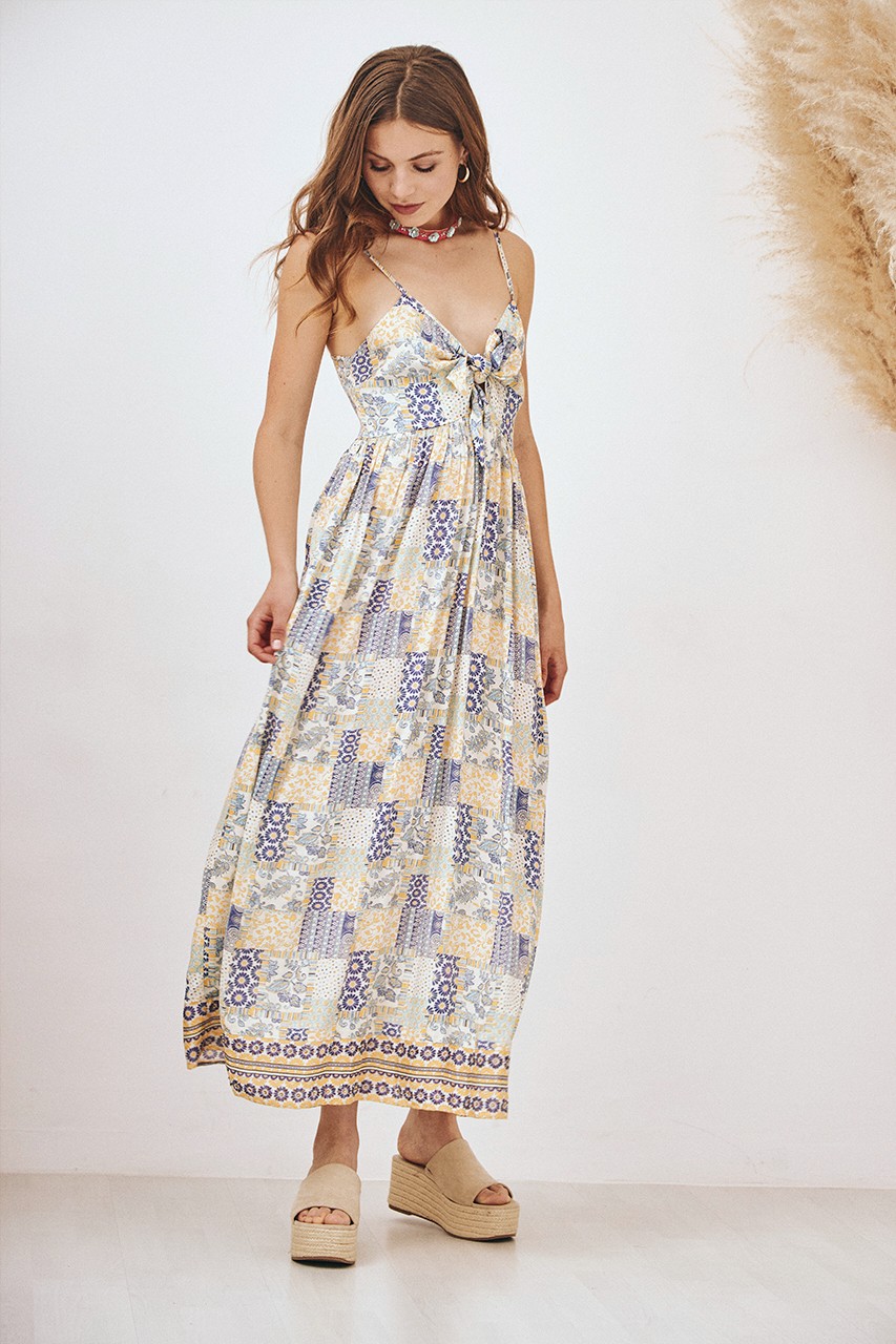 RIBBON PATCHWORK DRESS 1