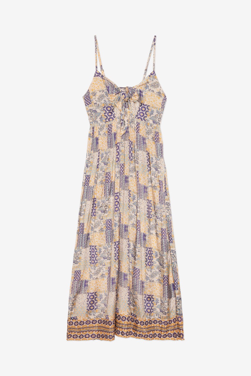 VESTIDO PATCHWORK LAZO
