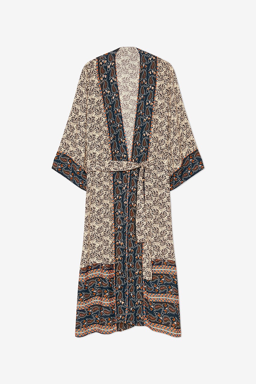 PAISLEY PRINT KIMONO