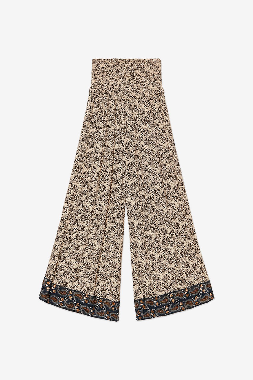 FLORAL LOOSE TROUSERS 4