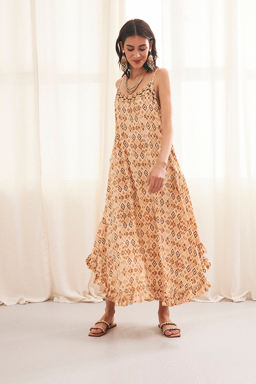 LONG RELAXED FIT DRESS 1