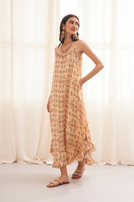 LONG RELAXED FIT DRESS