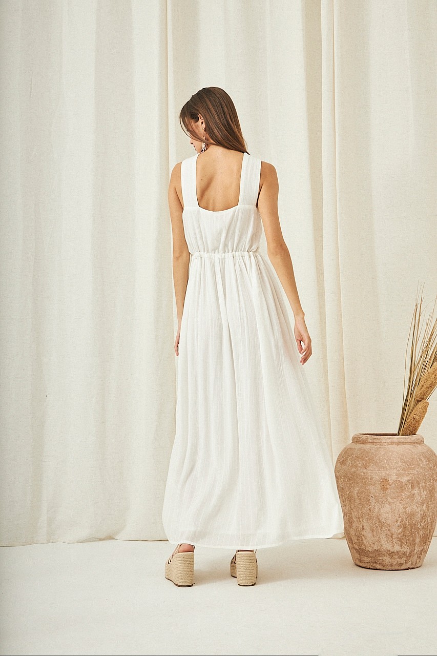 LONG FLOWY EMBROIDERED DRESS 3