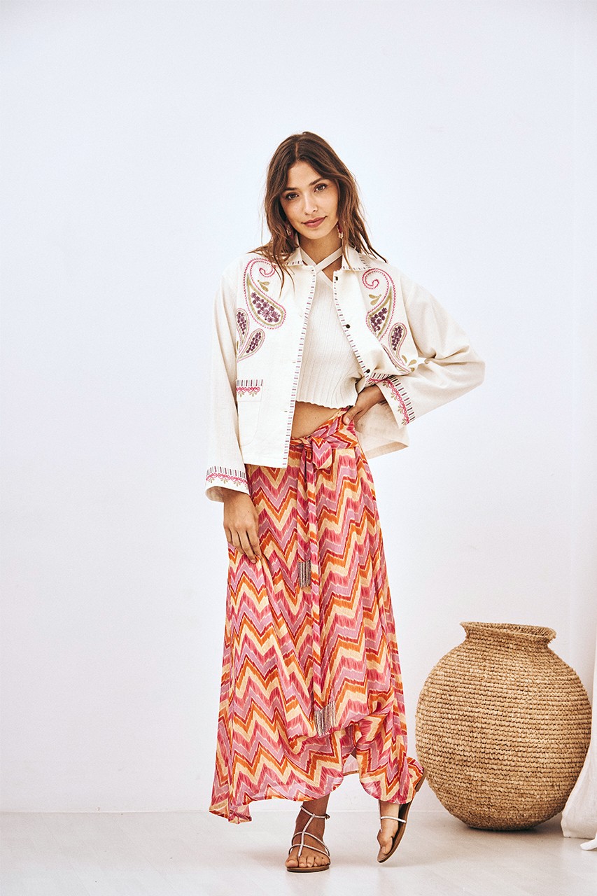 ZIG ZAG SASH SKIRT 5