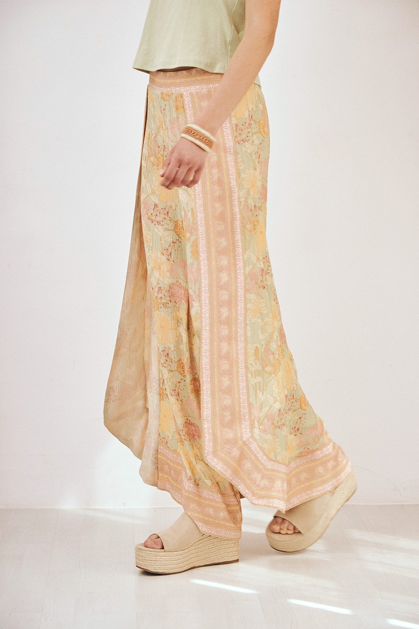 PRINTED PAREO PANTS 
