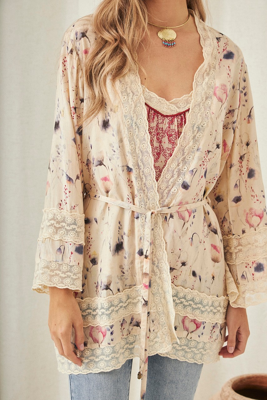 ROMANTIC PRINTED KIMONO 1