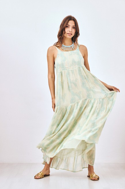 VESTIDO HILO DORADO