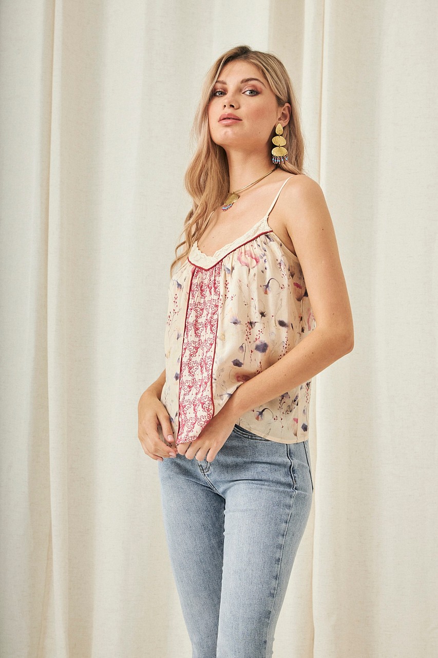 ROMANTIC PRINTED TANK TOP