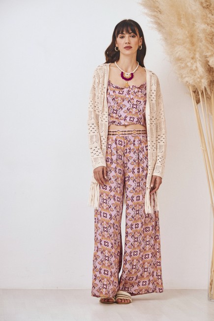 PANTALÓN ESTAMPADO BORDADO