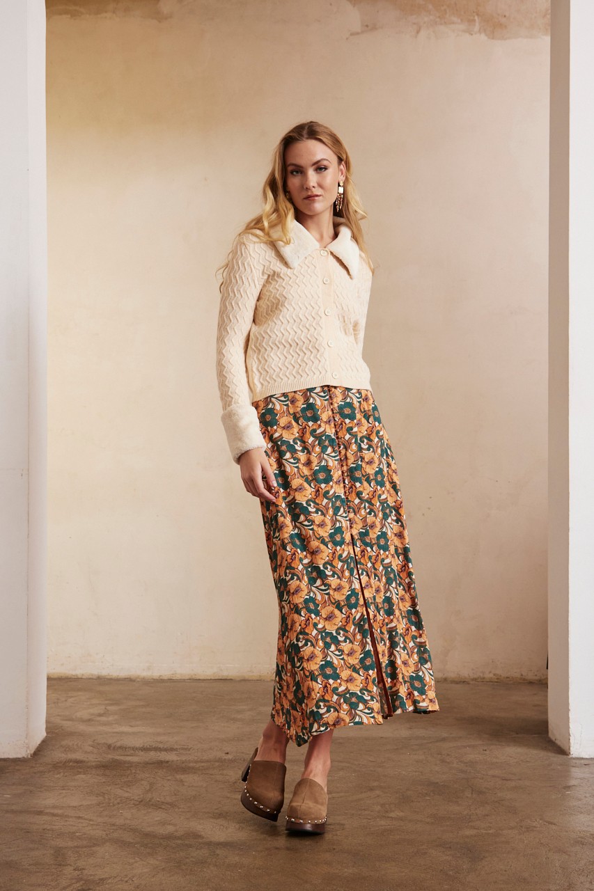 Floral maxi skirt 80 outlet