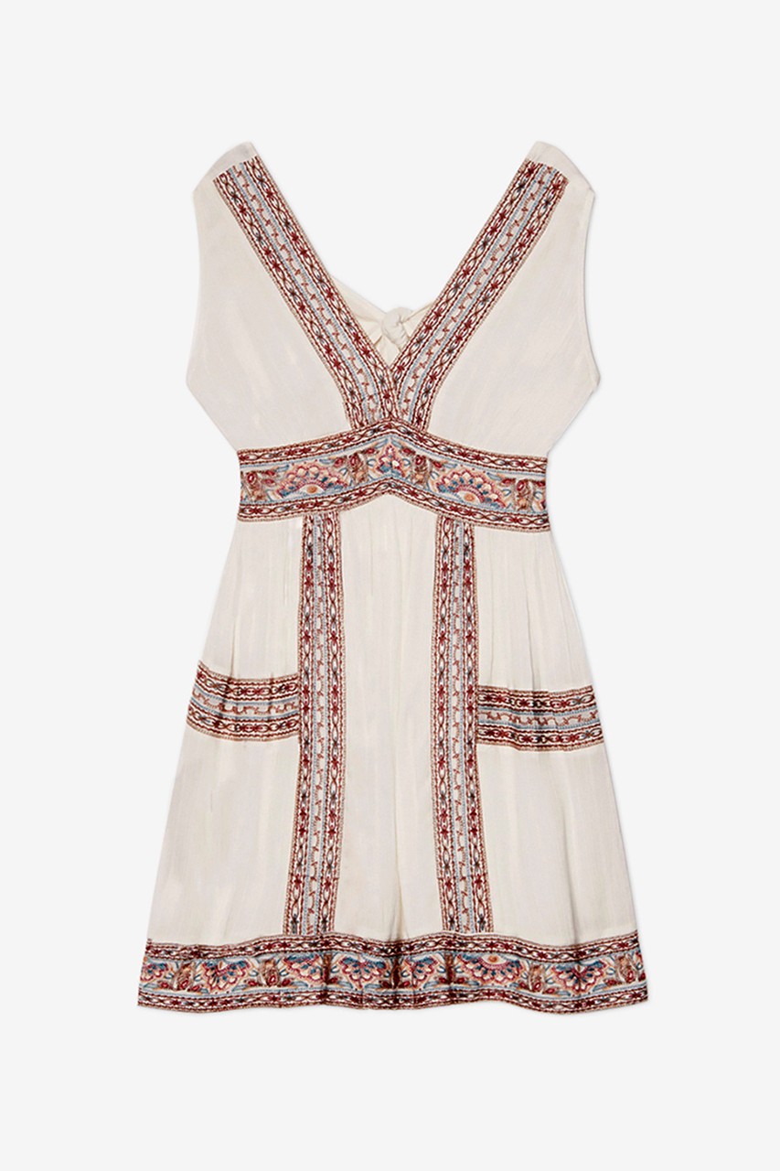 SHORT EMBROIDERED DRESS 4