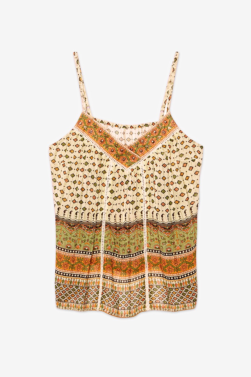 PRINTED STRAPPY COMBI TOP 3