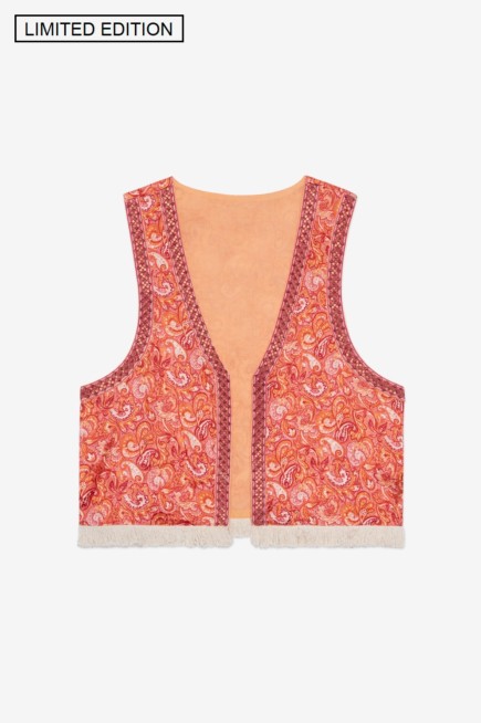 CHALECO ESTAMPADO PAISLEY