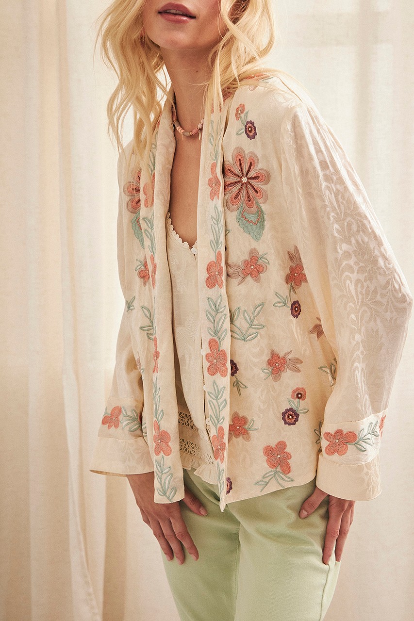 SHORT FLOWER KIMONO 1