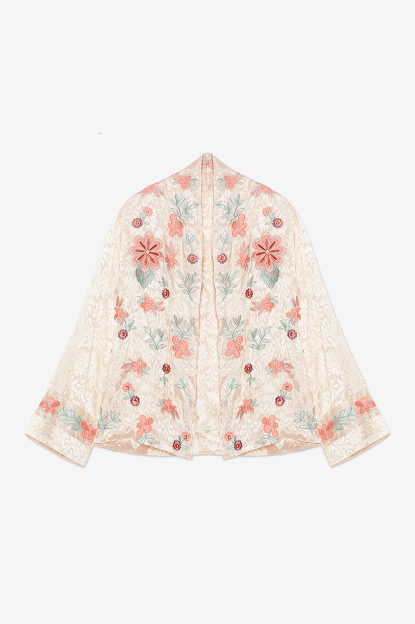 SHORT FLOWER KIMONO 3