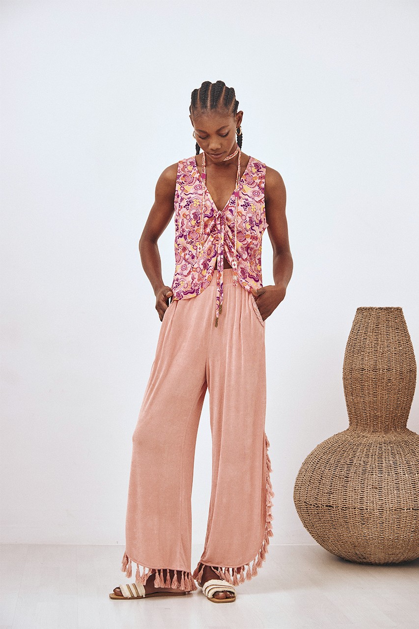 KNOTTED GATHERED TOP 1