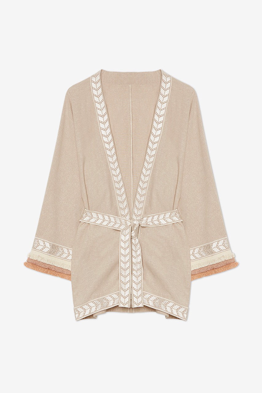 EMBROIDERED RUSTIC KIMONO 5