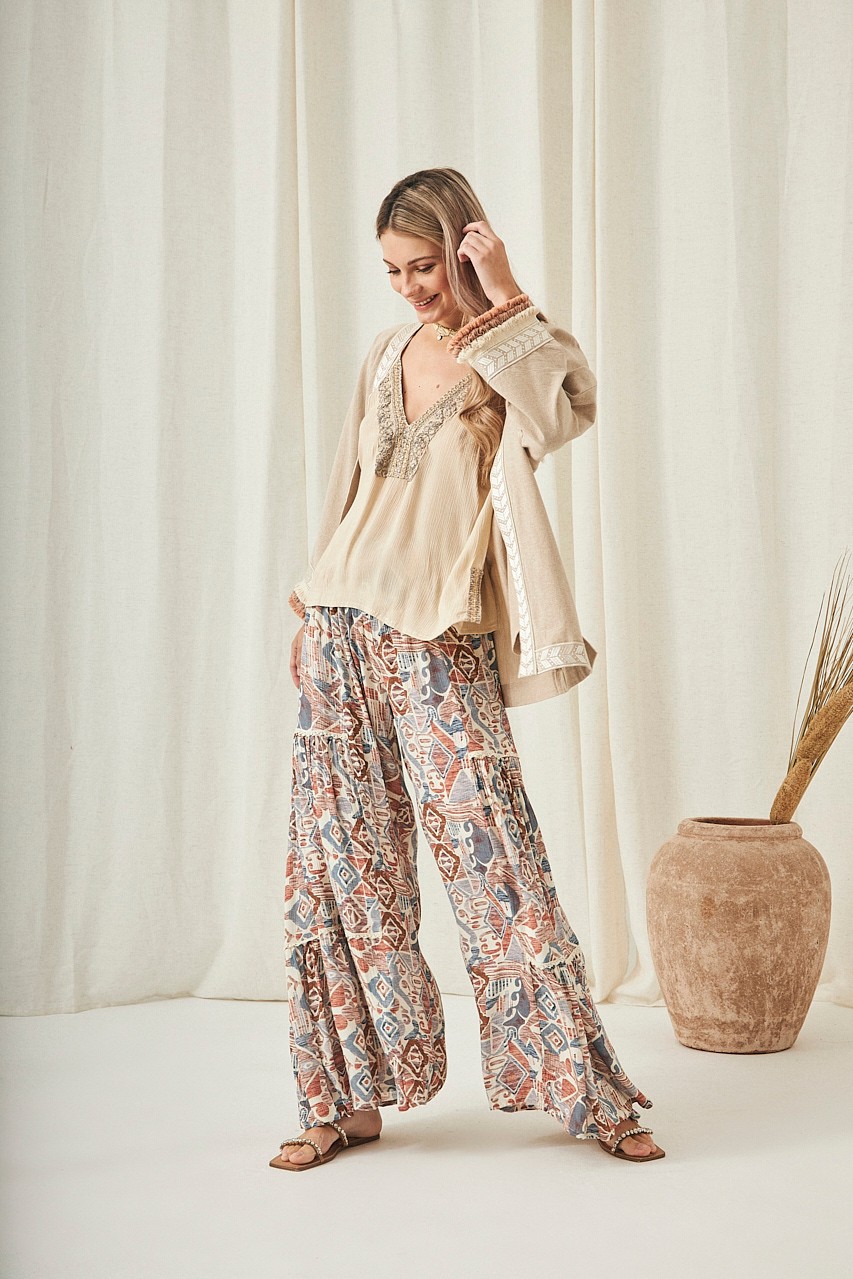 EMBROIDERED RUSTIC KIMONO 1