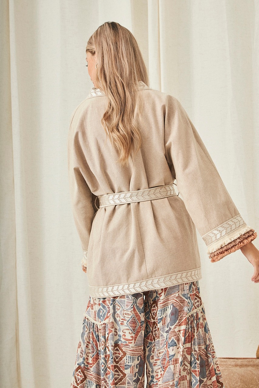 EMBROIDERED RUSTIC KIMONO 4