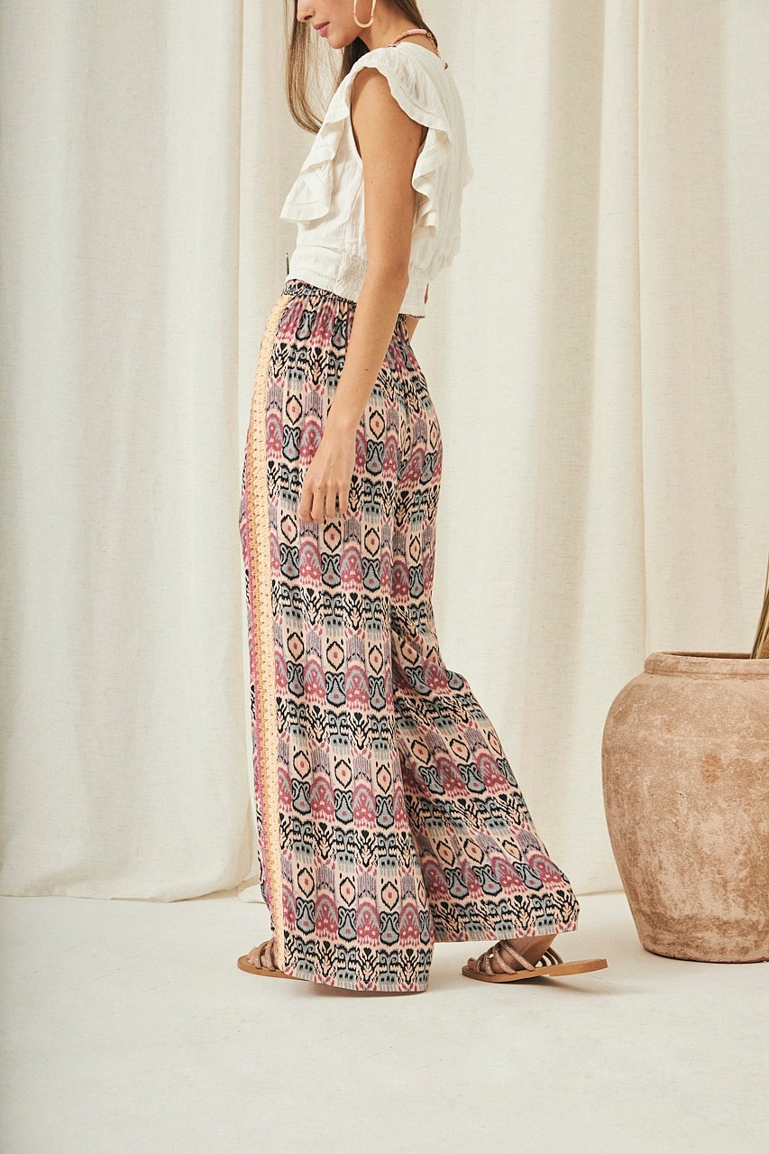 CROCHET PRINTED TROUSERS 2