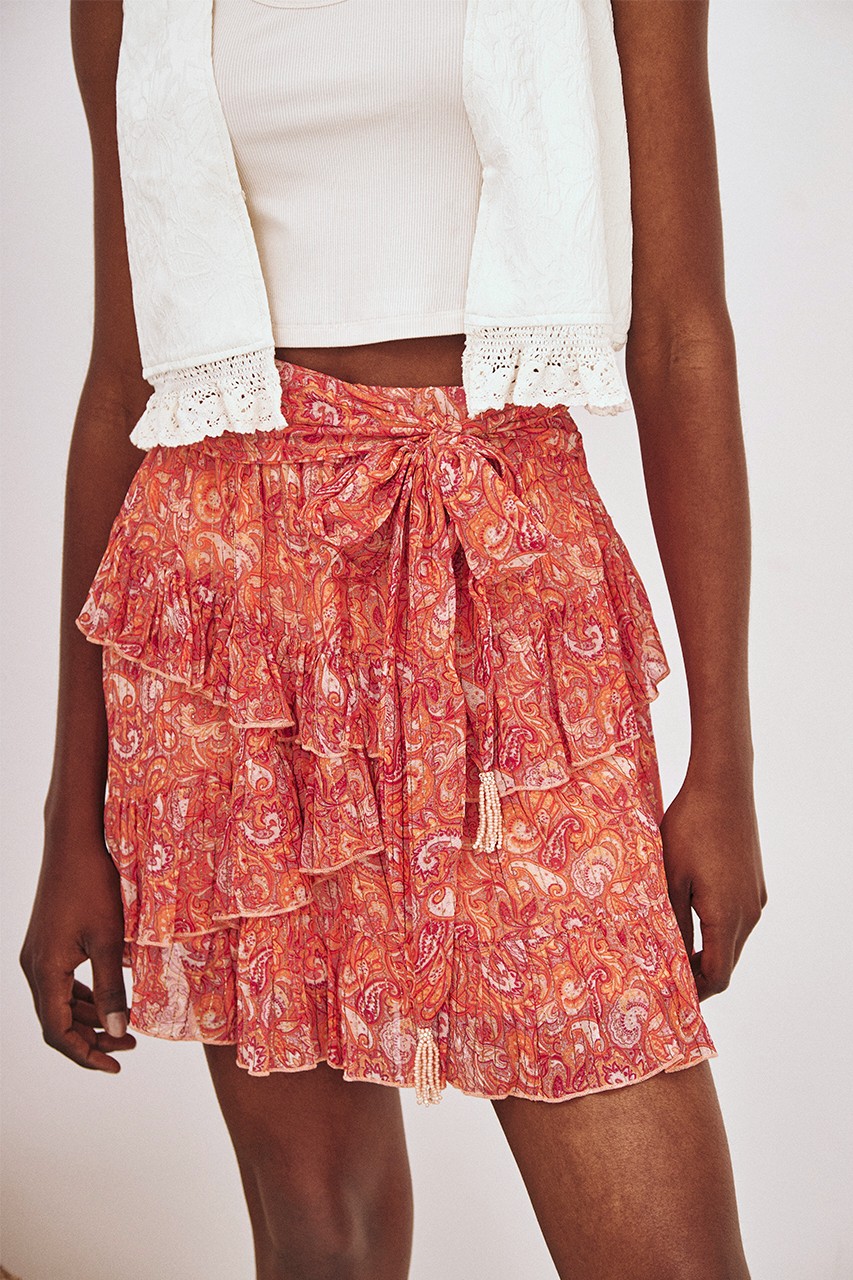 FALDA CORTA ESTAMPADA