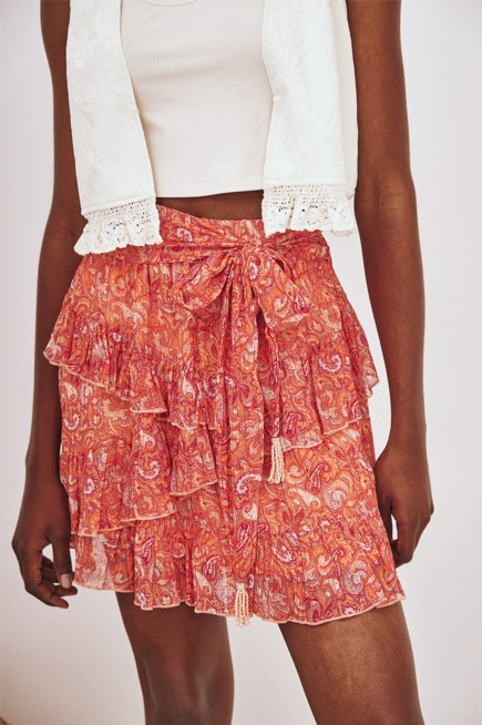 FALDA CORTA ESTAMPADA