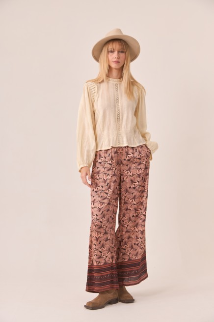 PANTALÓN FLORES CENEFA