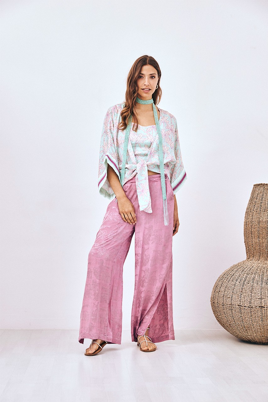 PRINTED KIMONO WITH EMBROIDERY 1