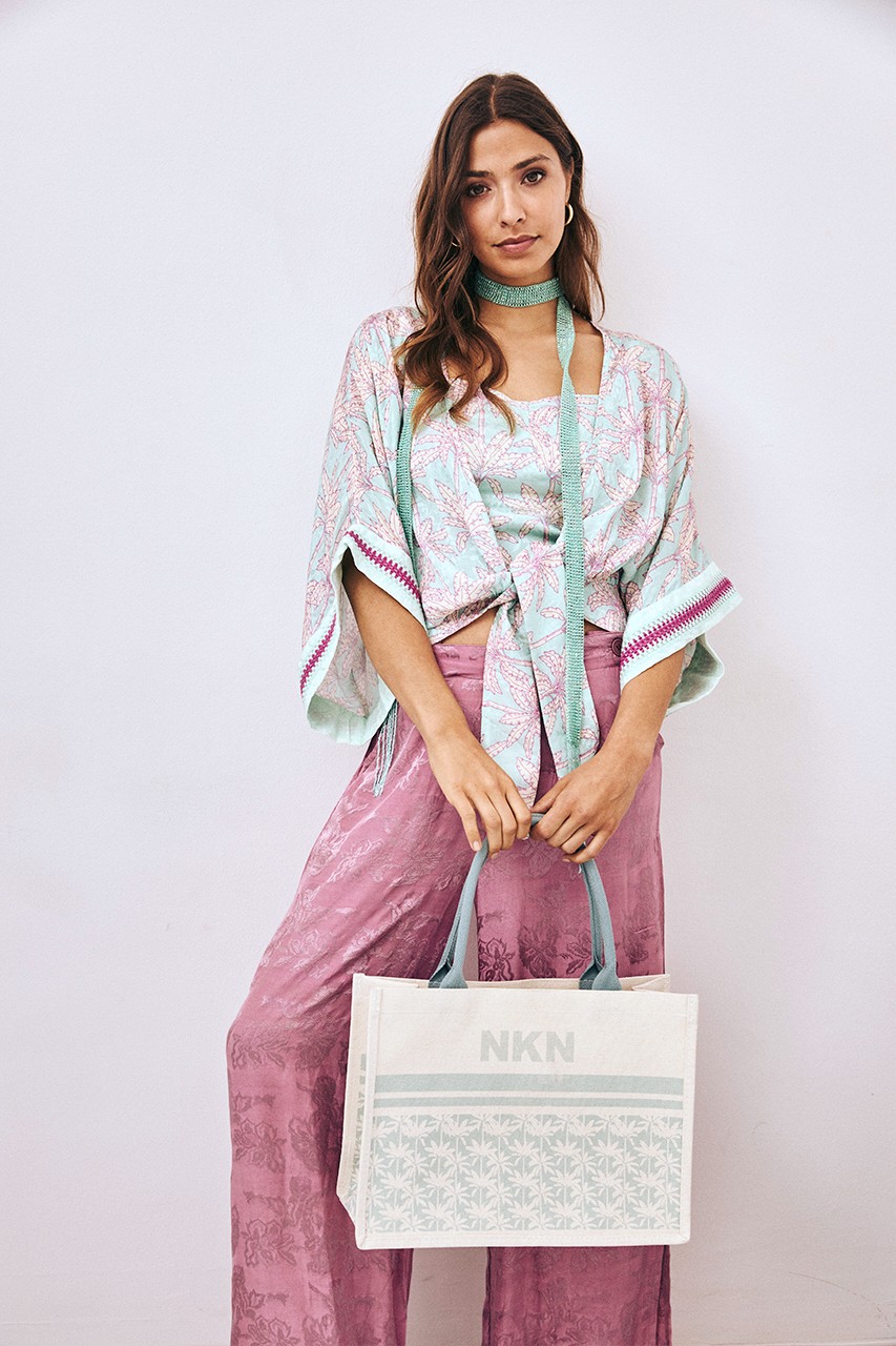 PRINTED KIMONO WITH EMBROIDERY 3