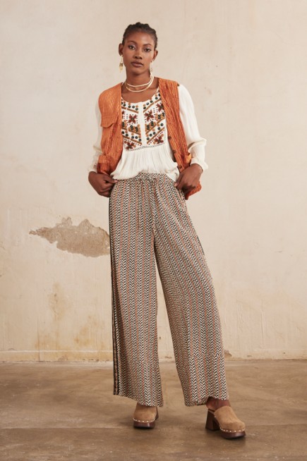 ERiKOKATORi / gisha jacquard pants – carol ONLINE STORE