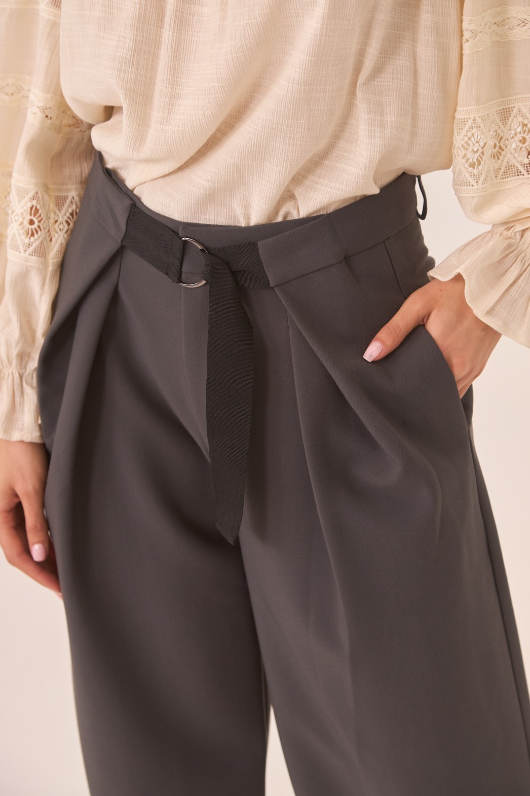 PANTALÓN SASTRE WIDE LEG PINZAS 2