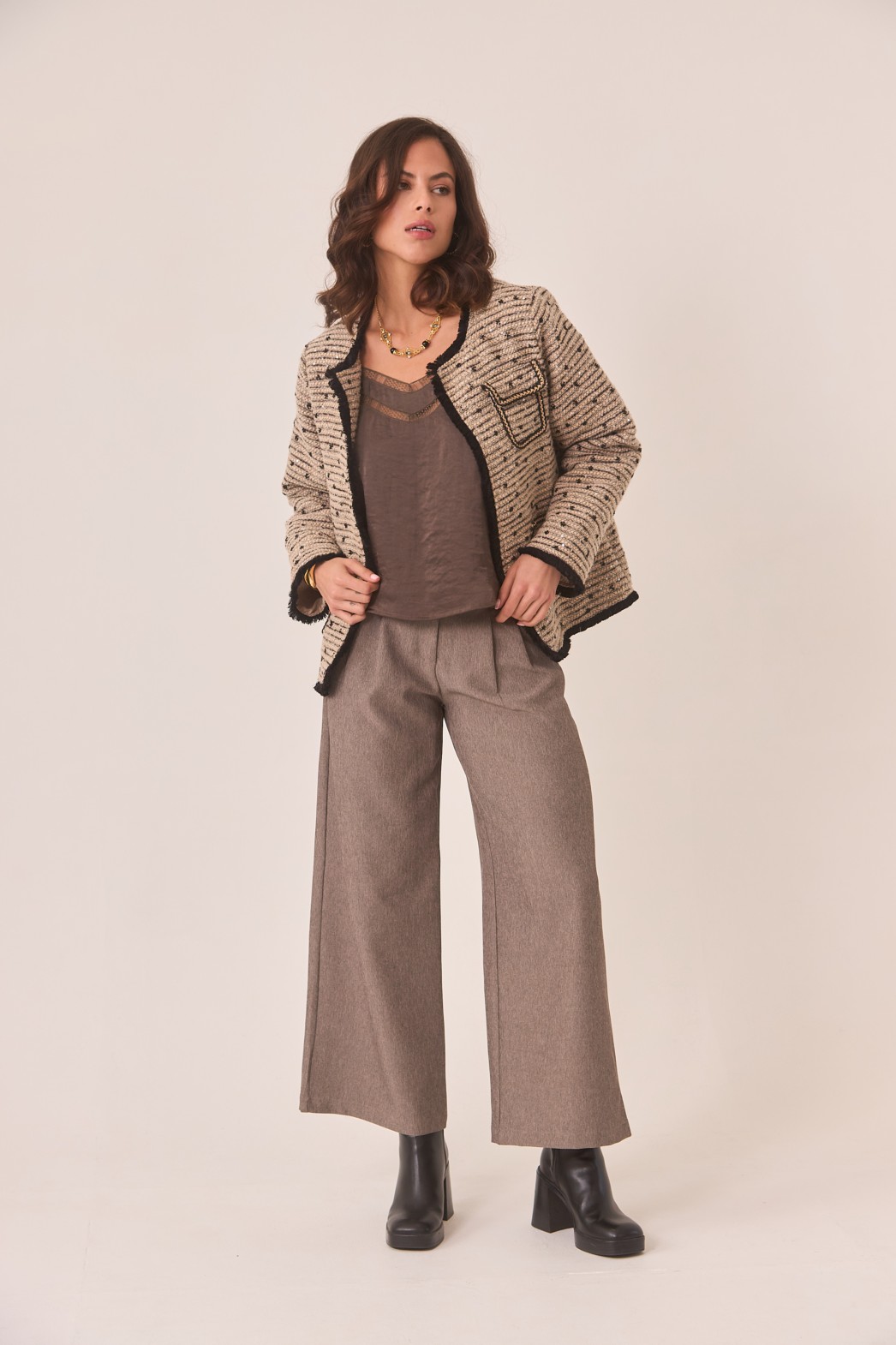 WIDE LEG TAILORED PANTS 3