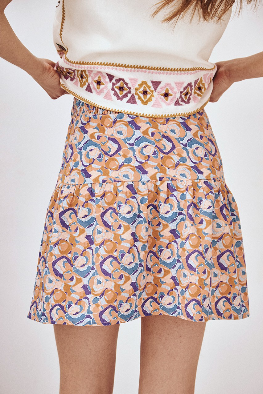 SHORT KNOTTED SKIRT 4