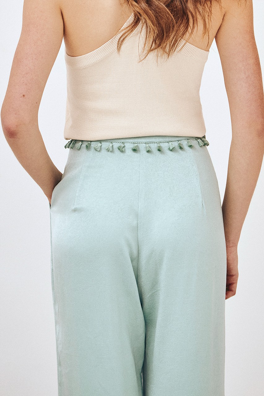 PANTALÓN FLECOS AZUL