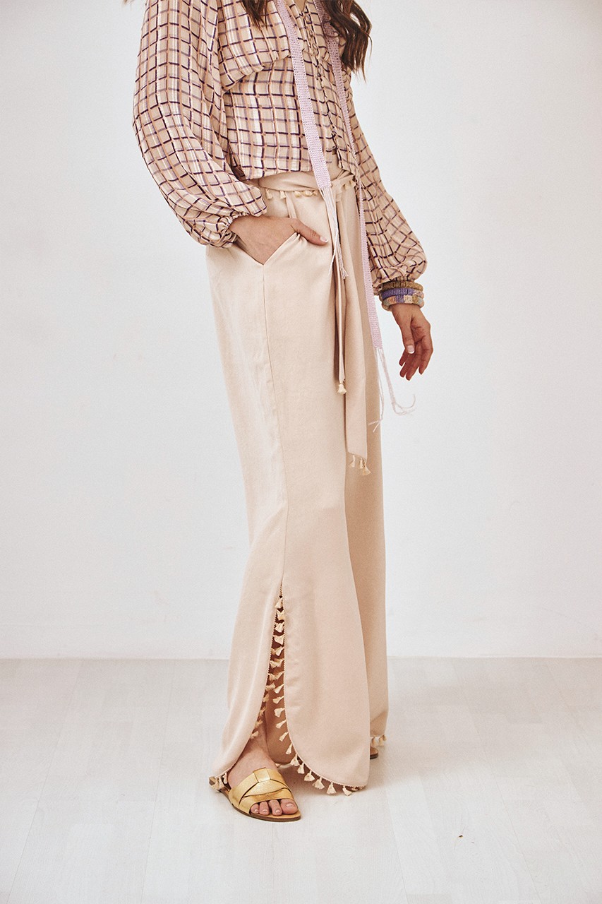 PANTALÓN FLECOS IVORY