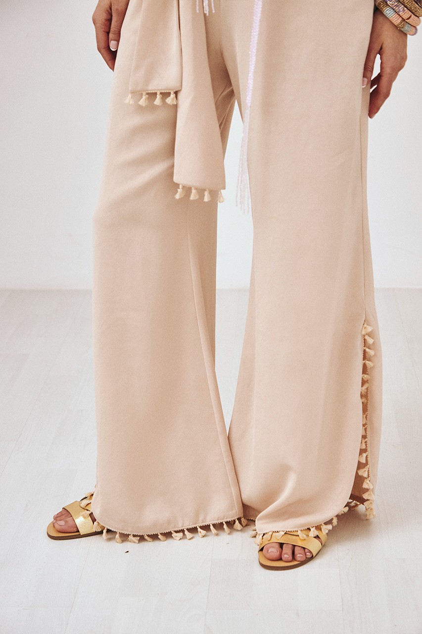 PANTALÓN FLECOS IVORY