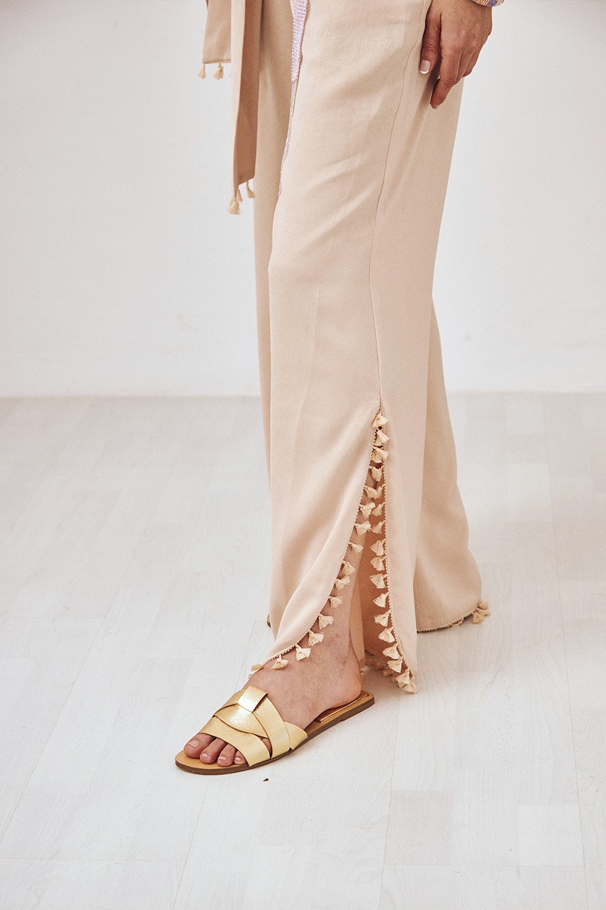 PANTALÓN FLECOS IVORY