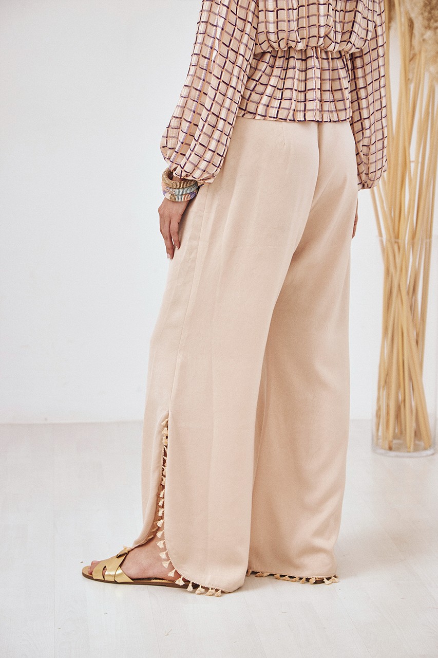 PANTALÓN FLECOS IVORY