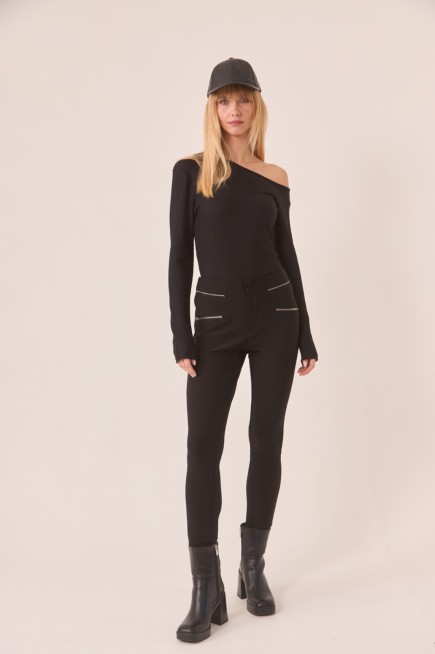 PANTALÓN SKINNY CREMALLERAS