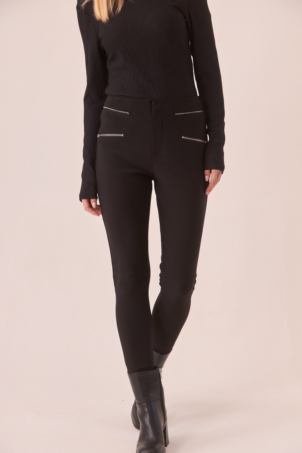 PANTALÓN SKINNY CREMALLERAS 2