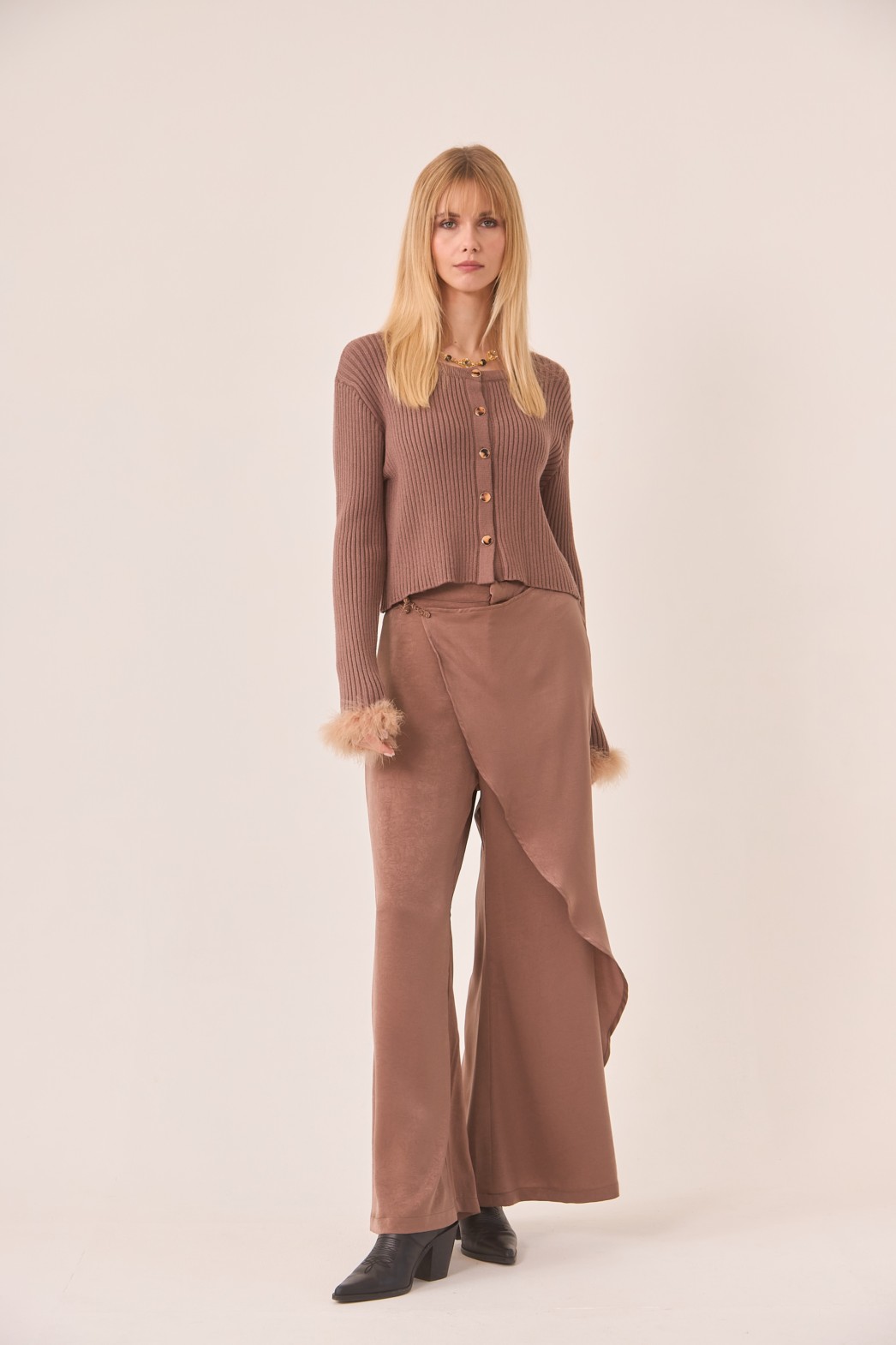 PANTALÓN FLUIDO PAREO PEACH