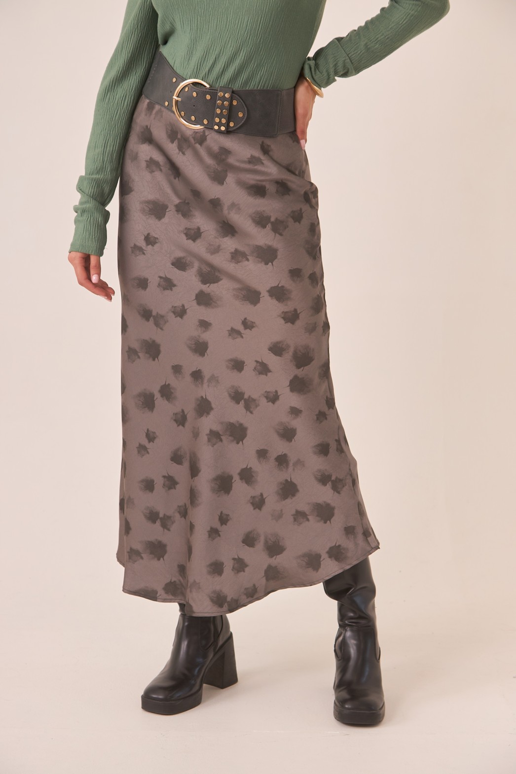 LONG PRINTED SKIRT 1