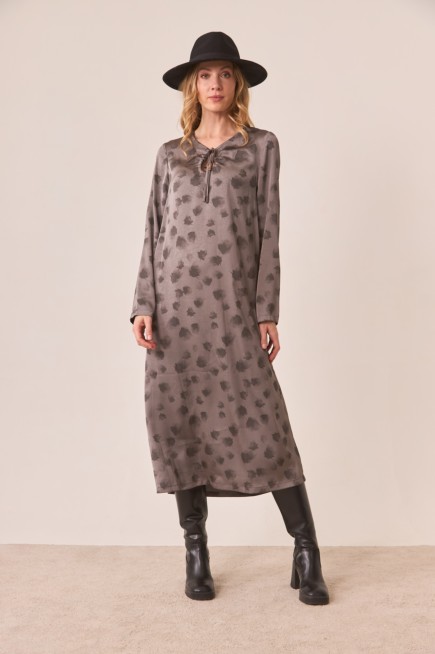 VESTIDO RECTO ESTAMPADO