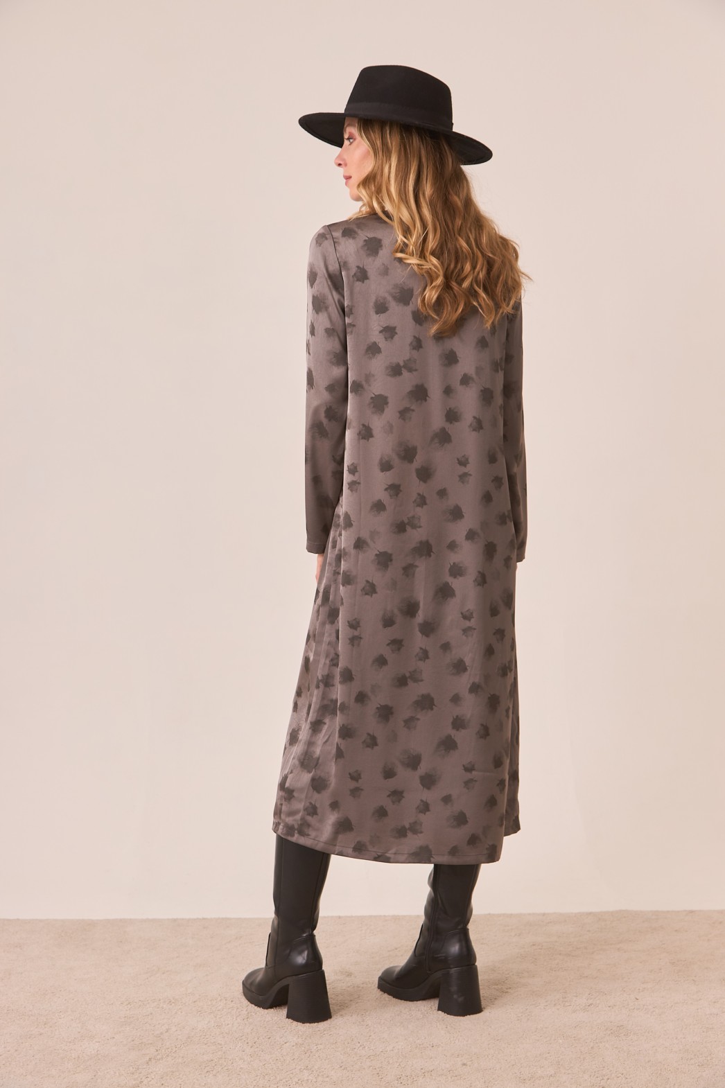 STRAIGHT PRINTED DRESS 4