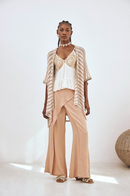 ASYMMETRIC FLUID PANTS
