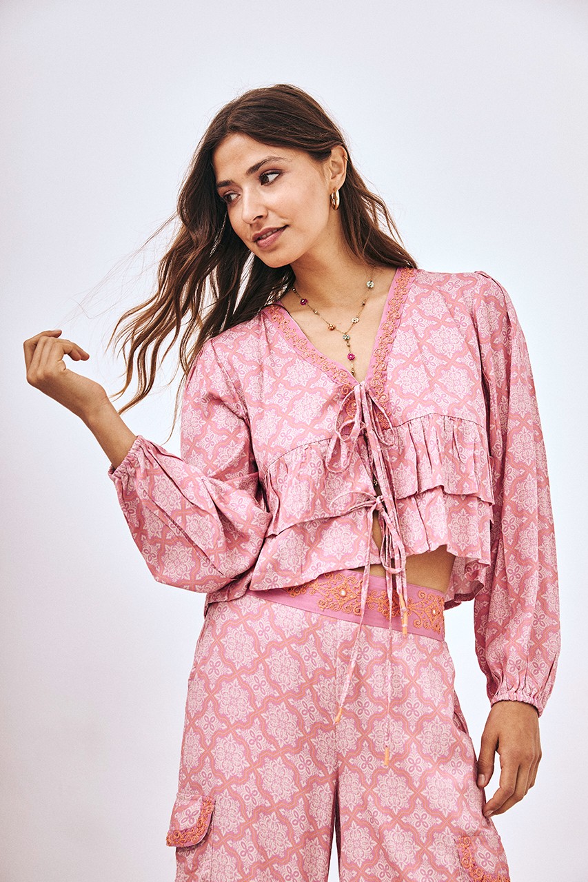 MANDALAS BOWS BLOUSE