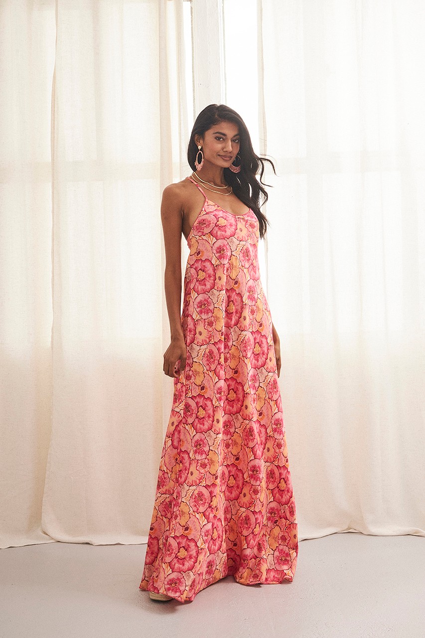 FLORAL PRINT MAXI DRESS 1