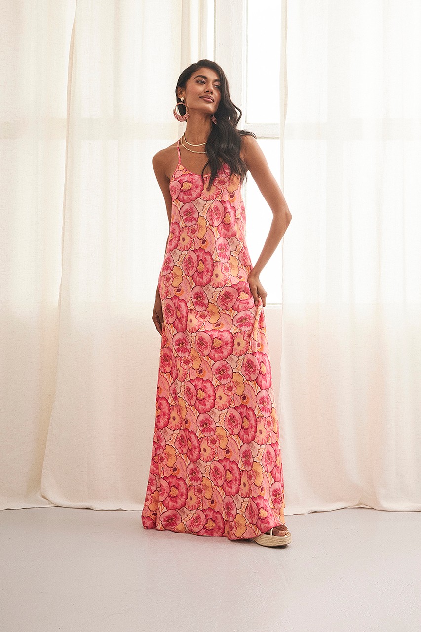 FLORAL PRINT MAXI DRESS 2