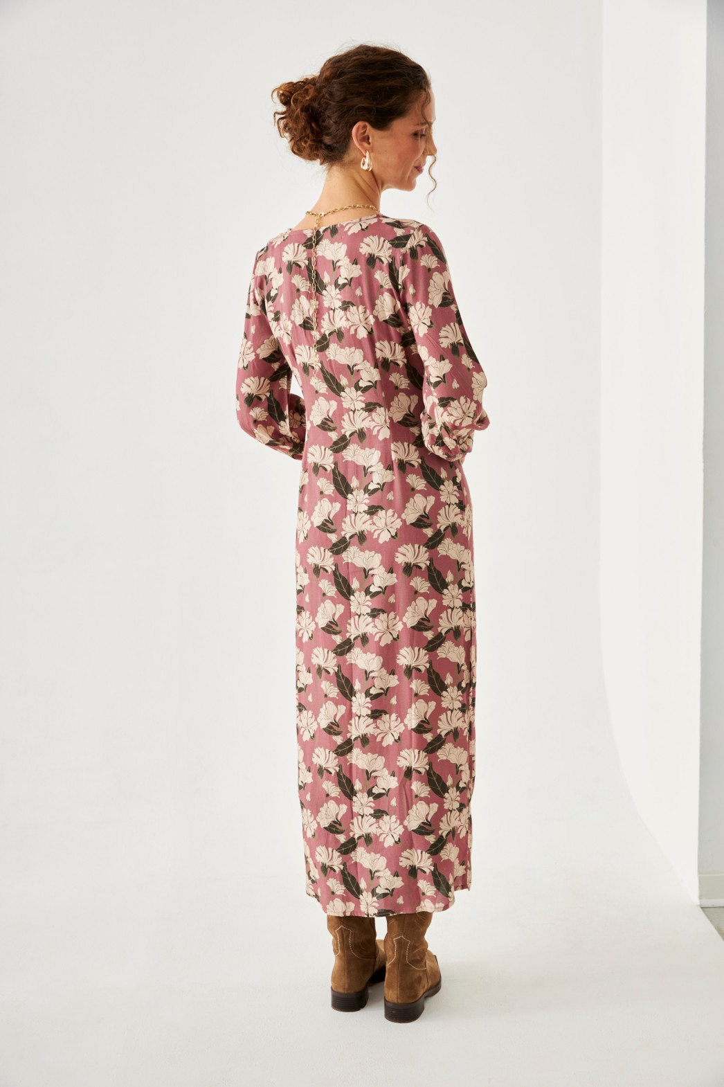 VESTIDO BOTONES FLORAL