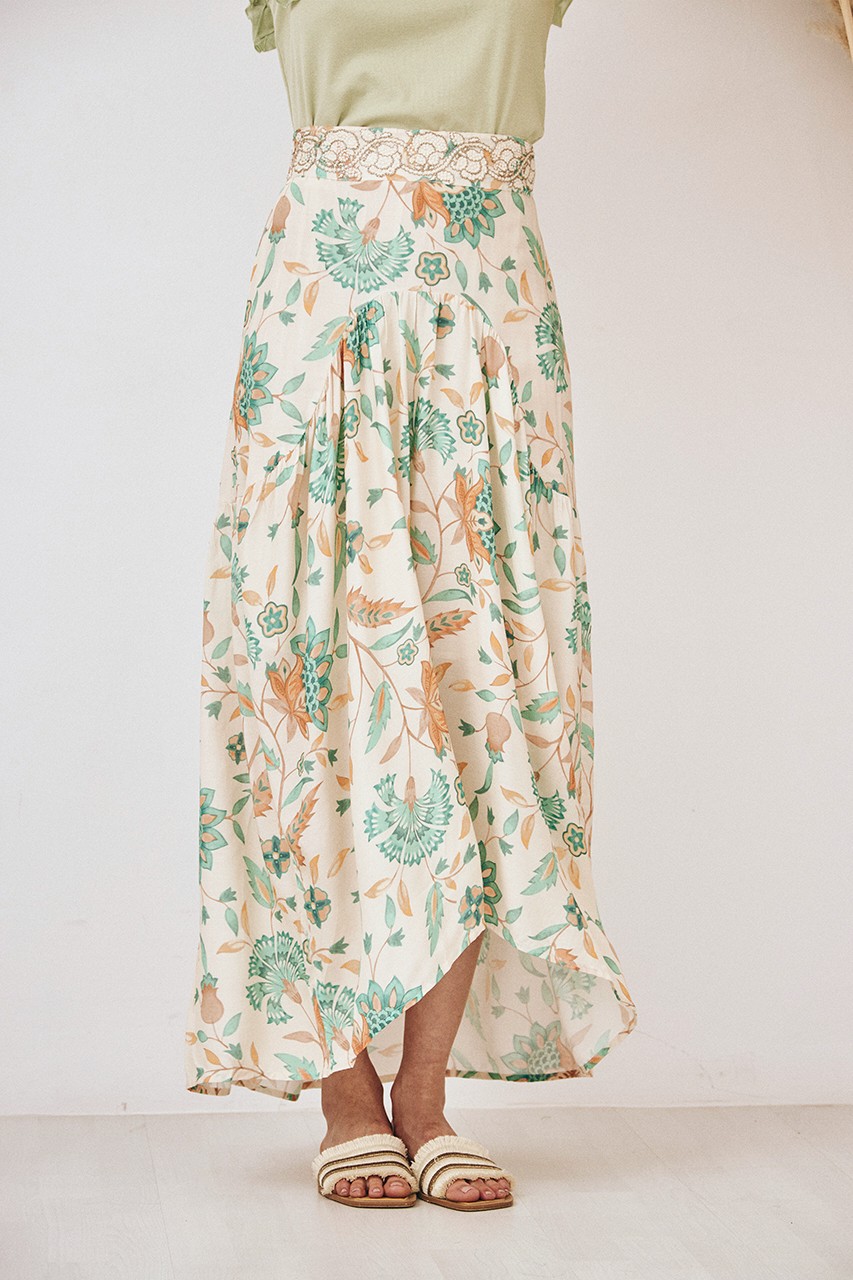 PRINTED LONG SKIRT 1